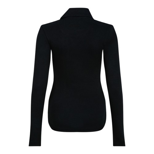 Black Lightweight American Fleece Top 2
