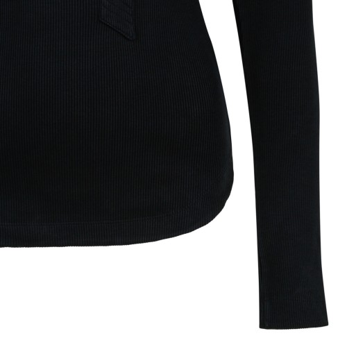 Black Lightweight American Fleece Top