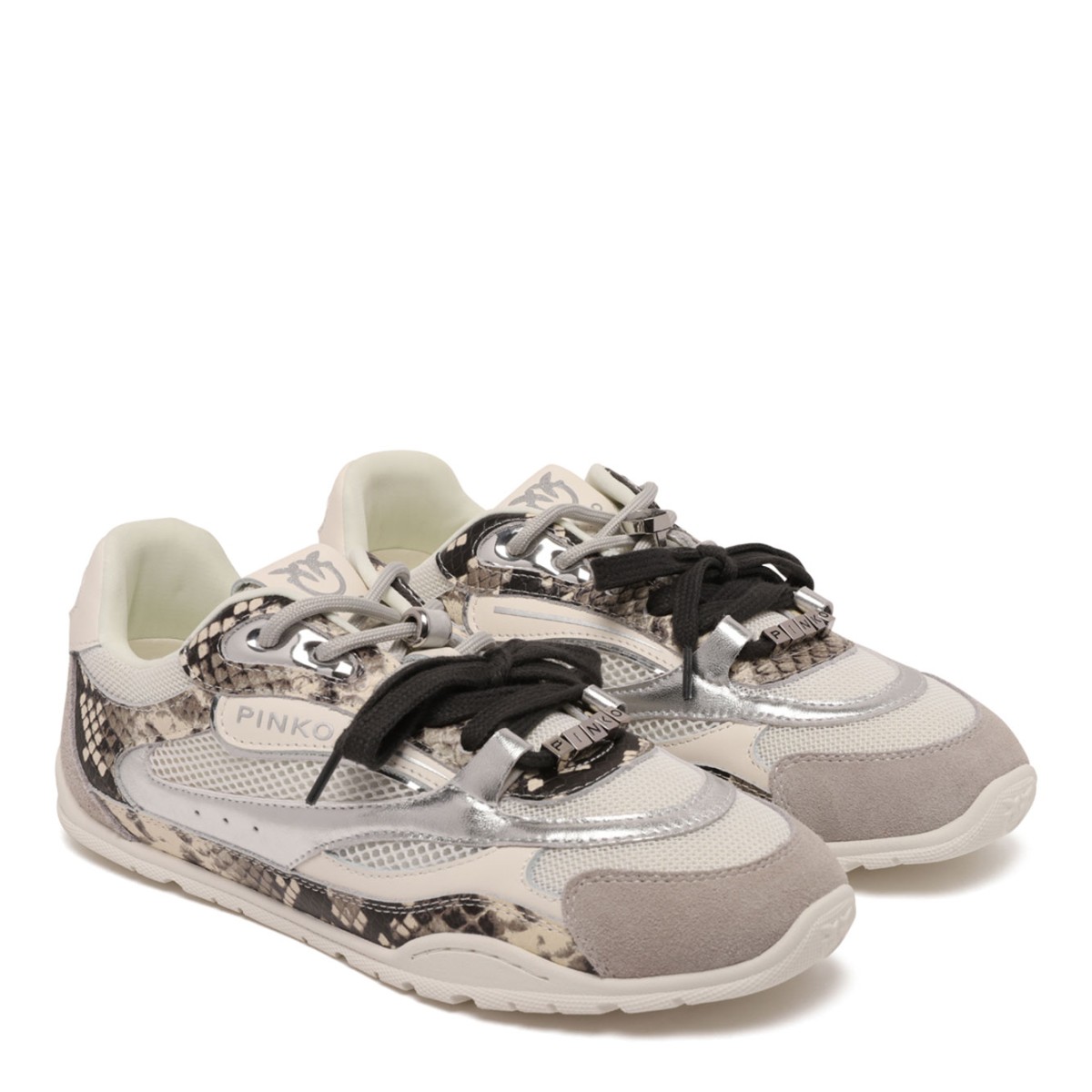 Yulia Sneakers In Mesh With Suede Inserts