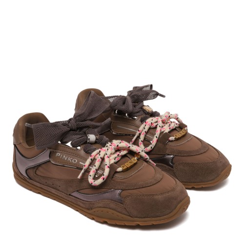 Yulia Sneakers In Mesh With Suede Inserts 2