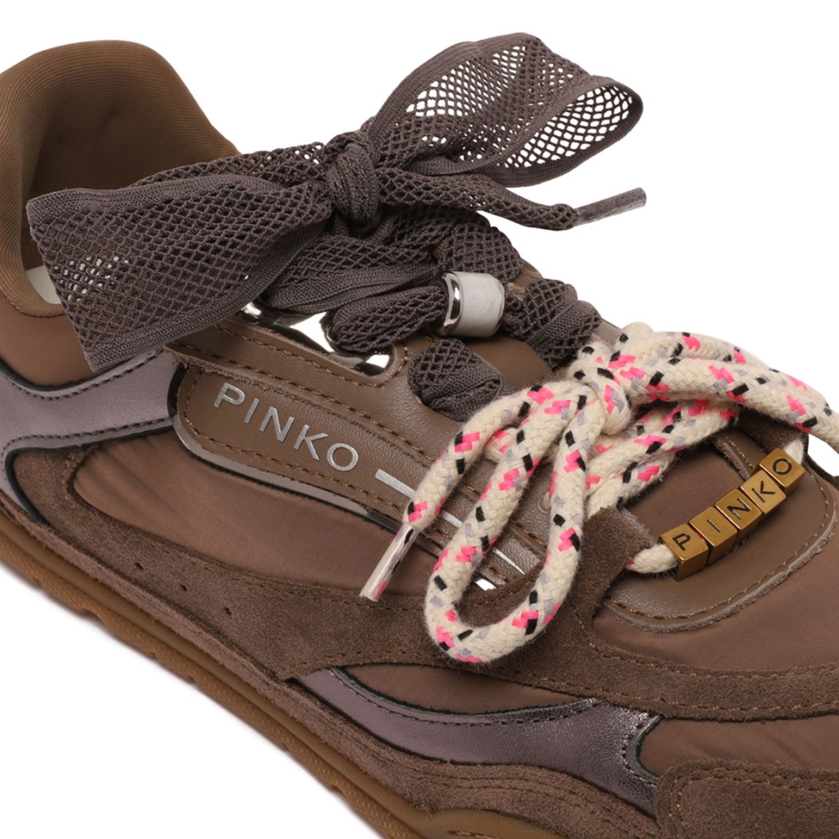 Yulia Sneakers In Mesh With Suede Inserts