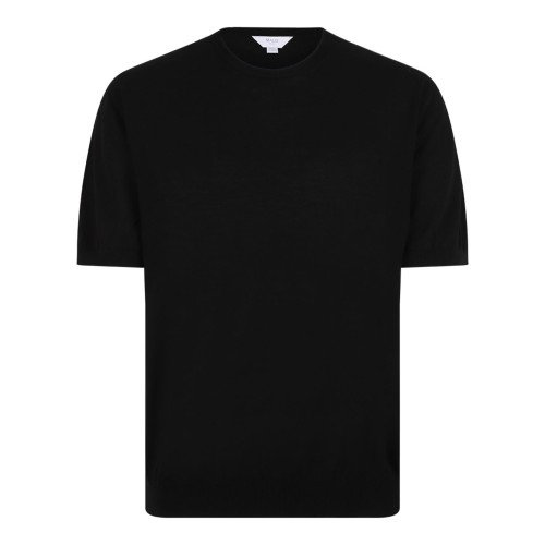 Black Knitwear T-Shirt
