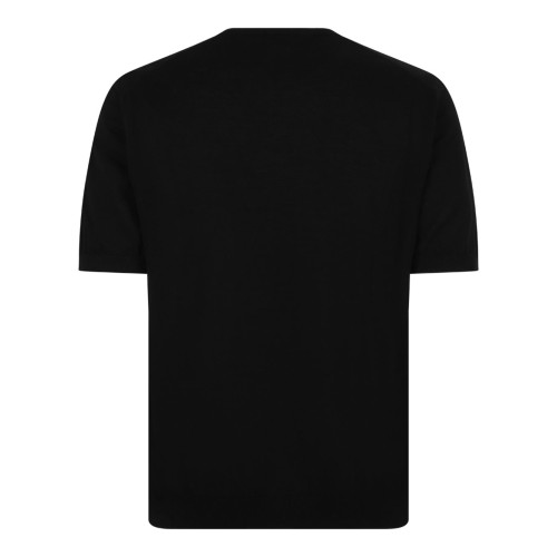 Black Knitwear T-Shirt