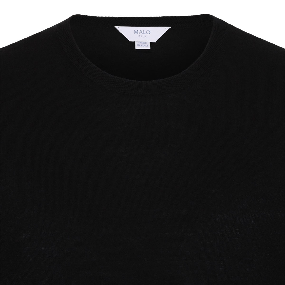 Black Knitwear T-Shirt