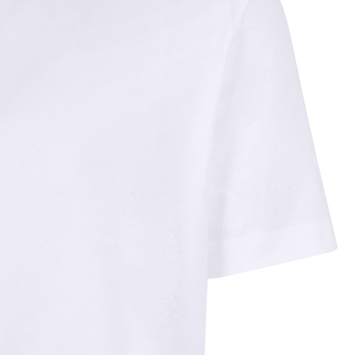 White Stretch Cotton Polo Shirt