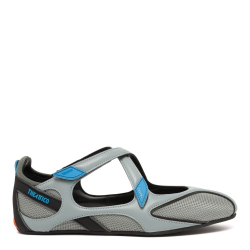 Turquoise and Orange Ballerina Flat ''Floor 01''