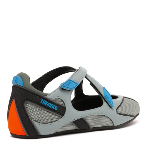 Turquoise and Orange Ballerina Flat ''Floor 01''