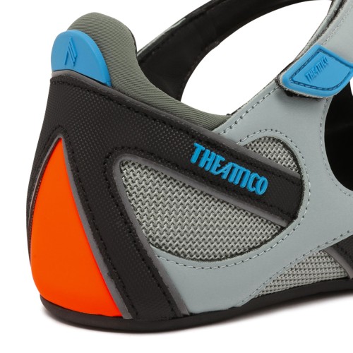 Turquoise and Orange Ballerina Flat ''Floor 01''