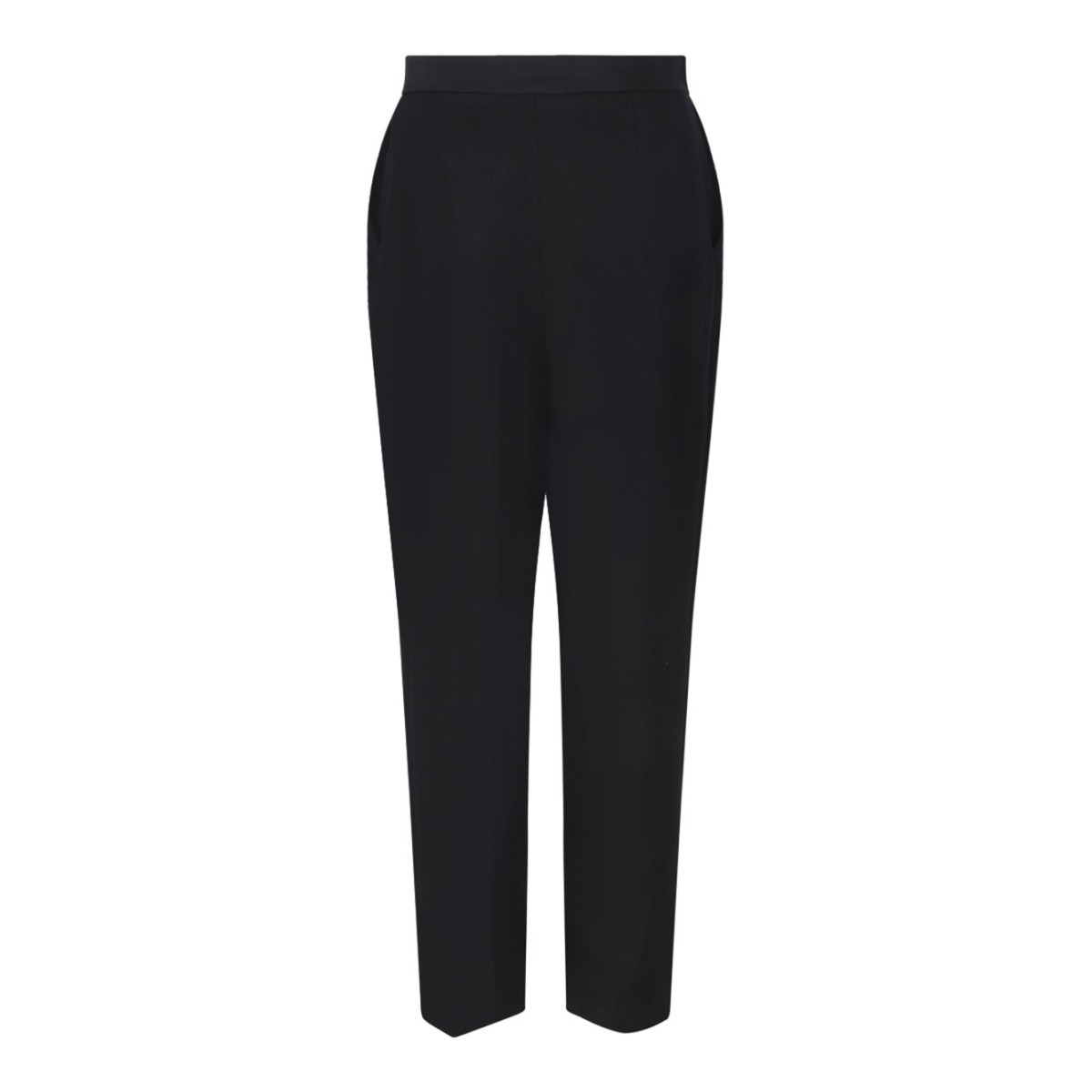 Black High-Waisted Trousers