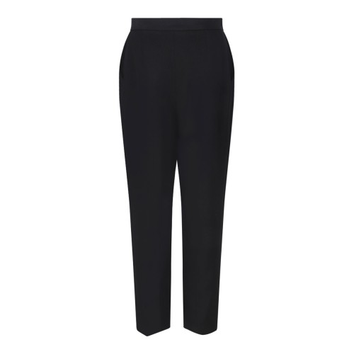 Black High-Waisted Trousers