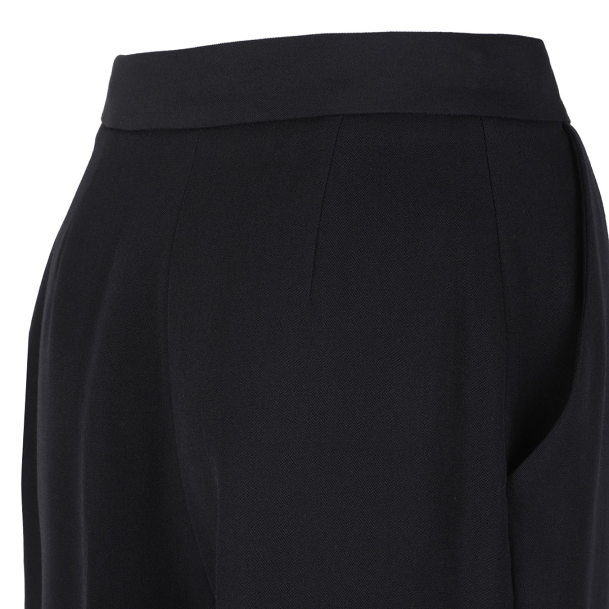 Black High-Waisted Trousers