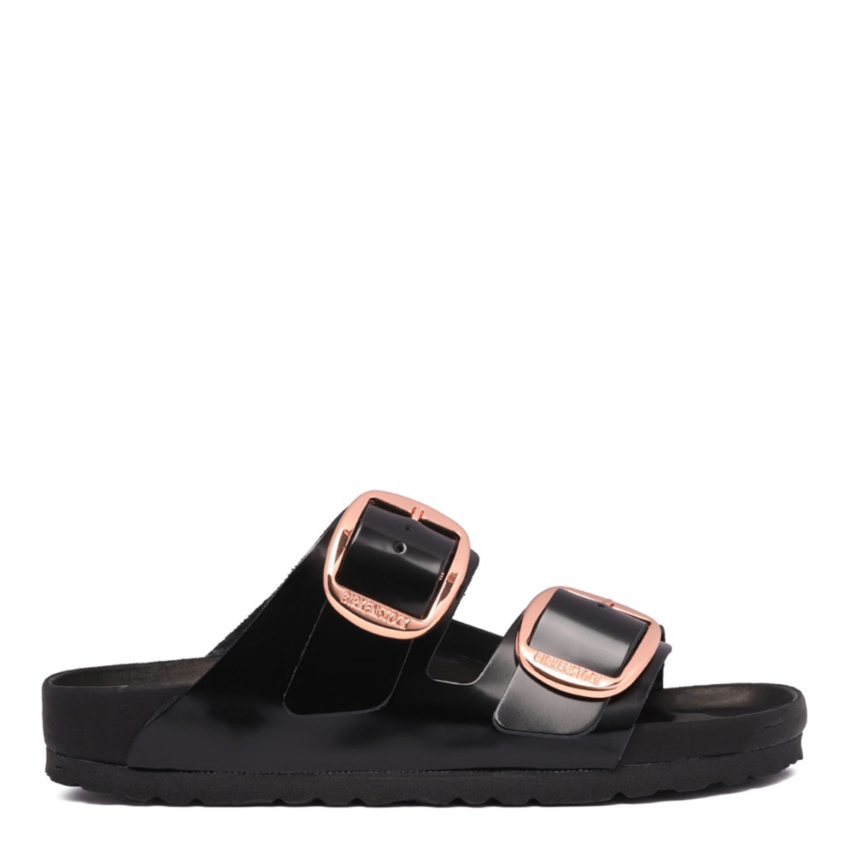 Black Arizona Big Buckle Sandals