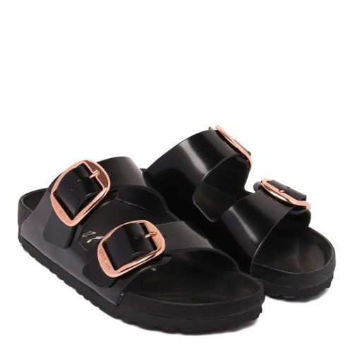 Black Arizona Big Buckle Sandals 2