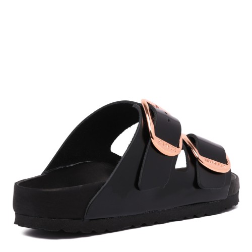 Black Arizona Big Buckle Sandals