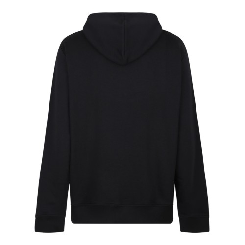 Black Logo Print Hoodie 2