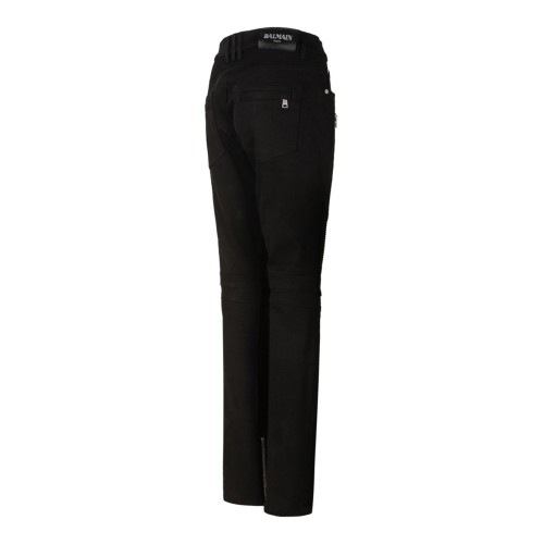 Black Biker Jeans