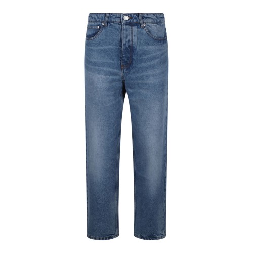 Blue Tapered Jeans