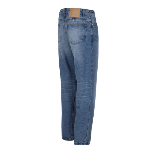 Blue Tapered Jeans