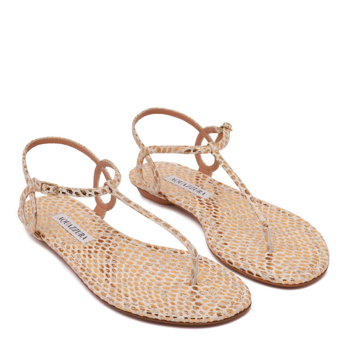 Soft Gold Almost Bare Sandals
