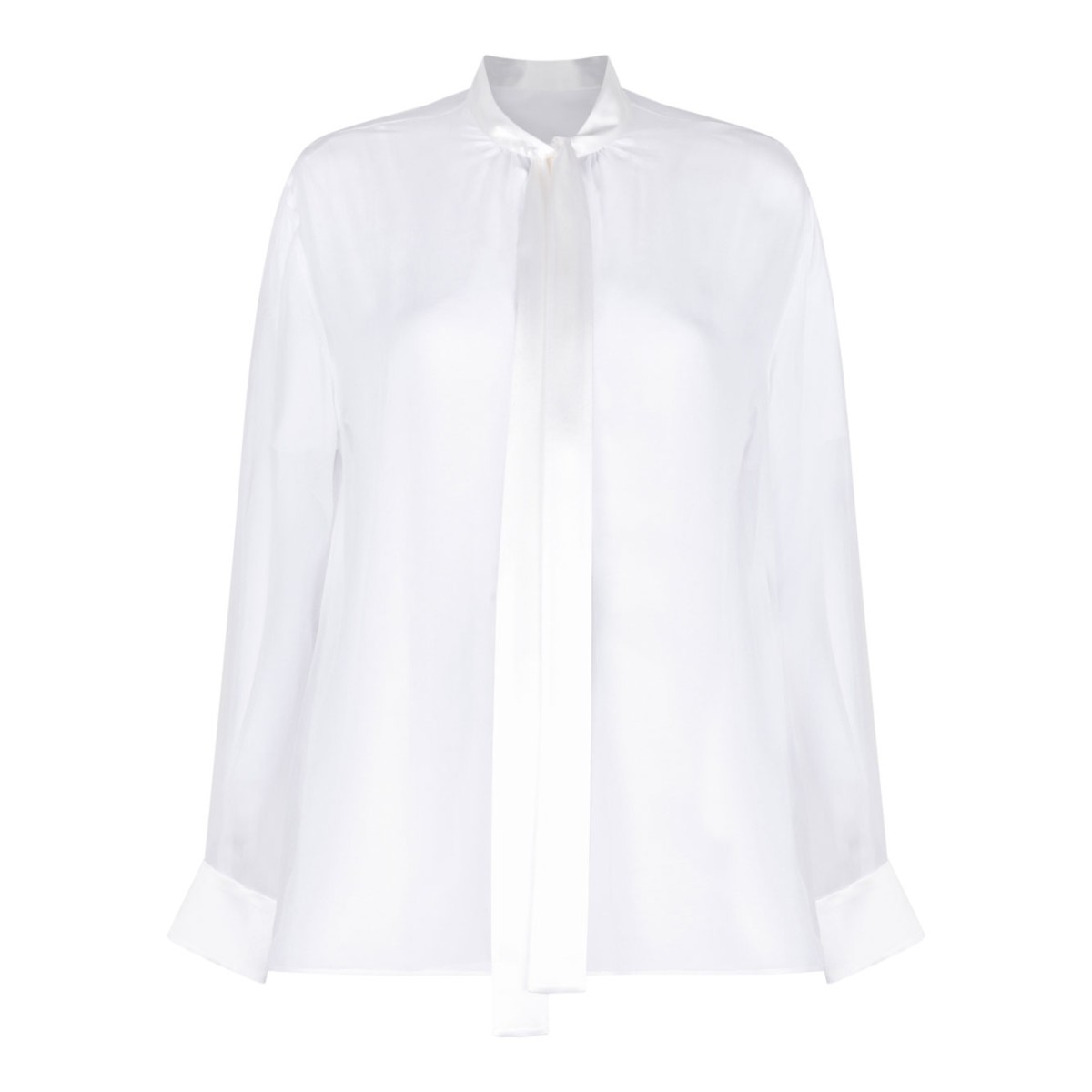 White Chiffon Shirt