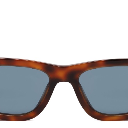 Brown Rectangular Sunglasses