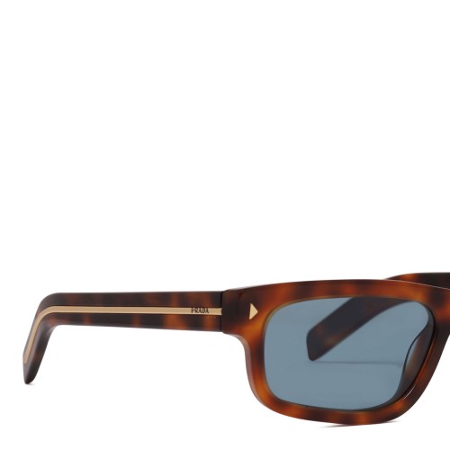 Brown Rectangular Sunglasses