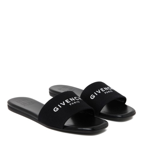 Black 4G Slide Sandals 2