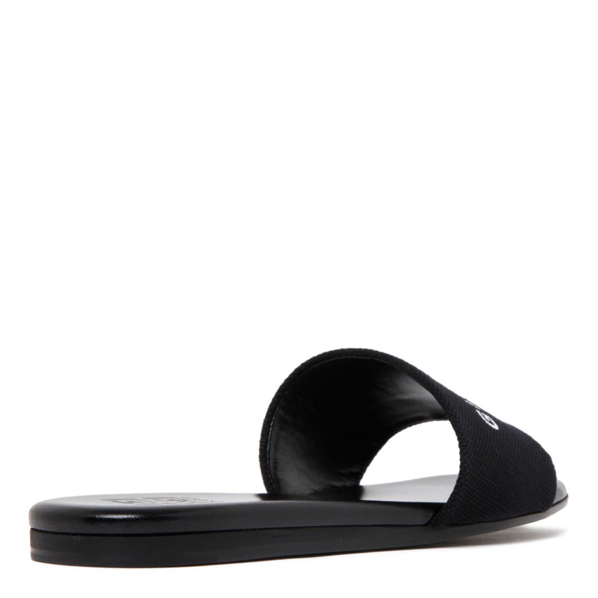 Black 4G Slide Sandals