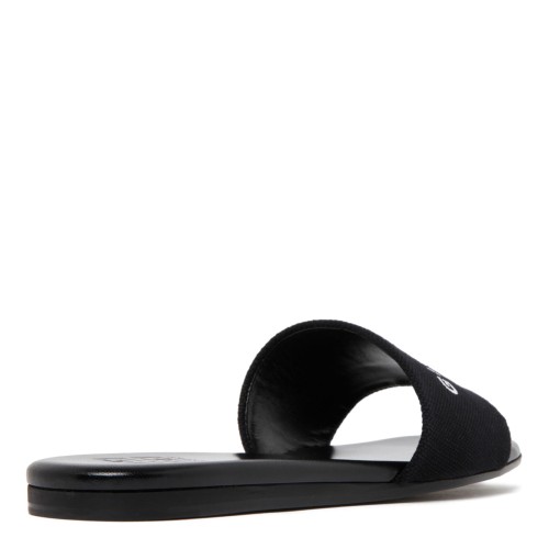 Black 4G Slide Sandals