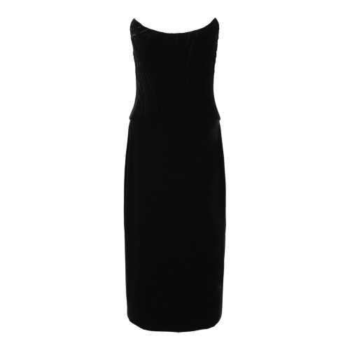 Black Strapless Dress