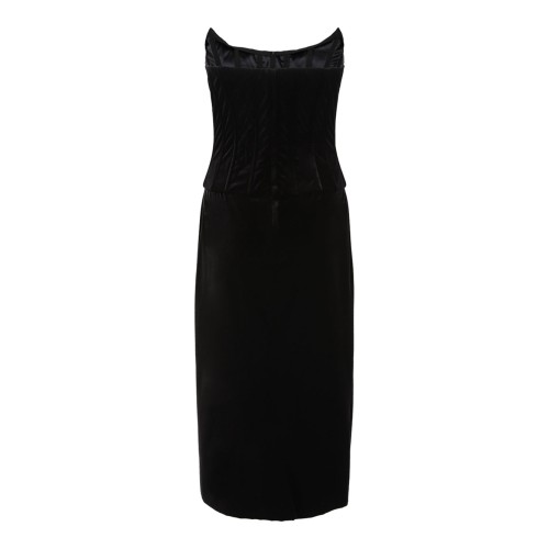 Black Strapless Dress 2