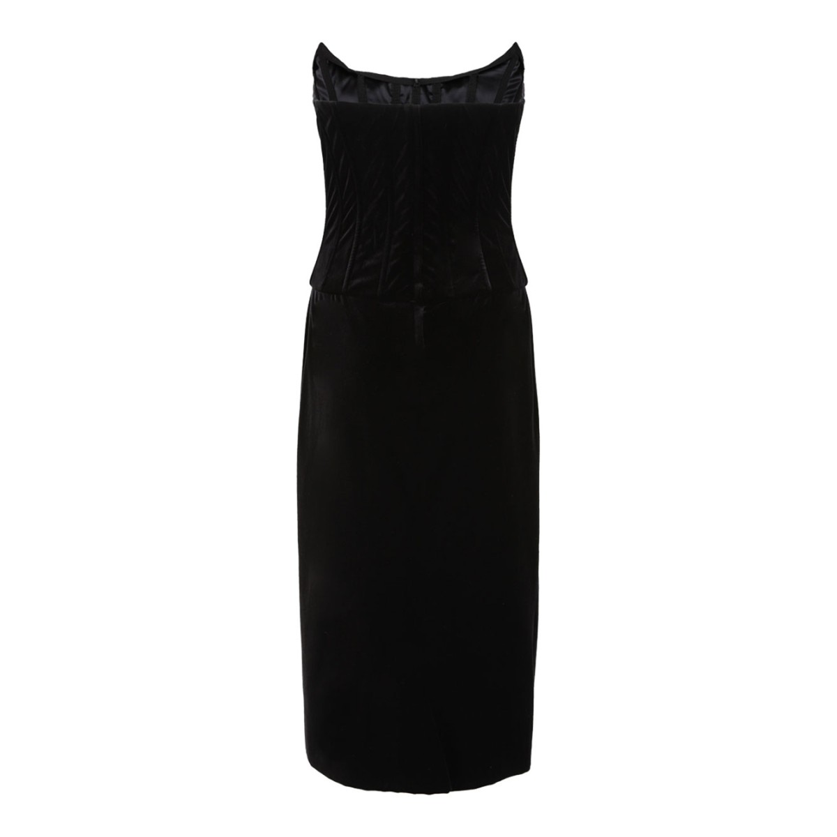 Black Strapless Dress