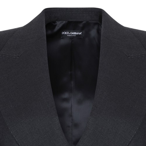 Dark Grey Double Breasted Blazer