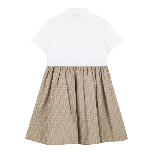 Beige And White Dress 2