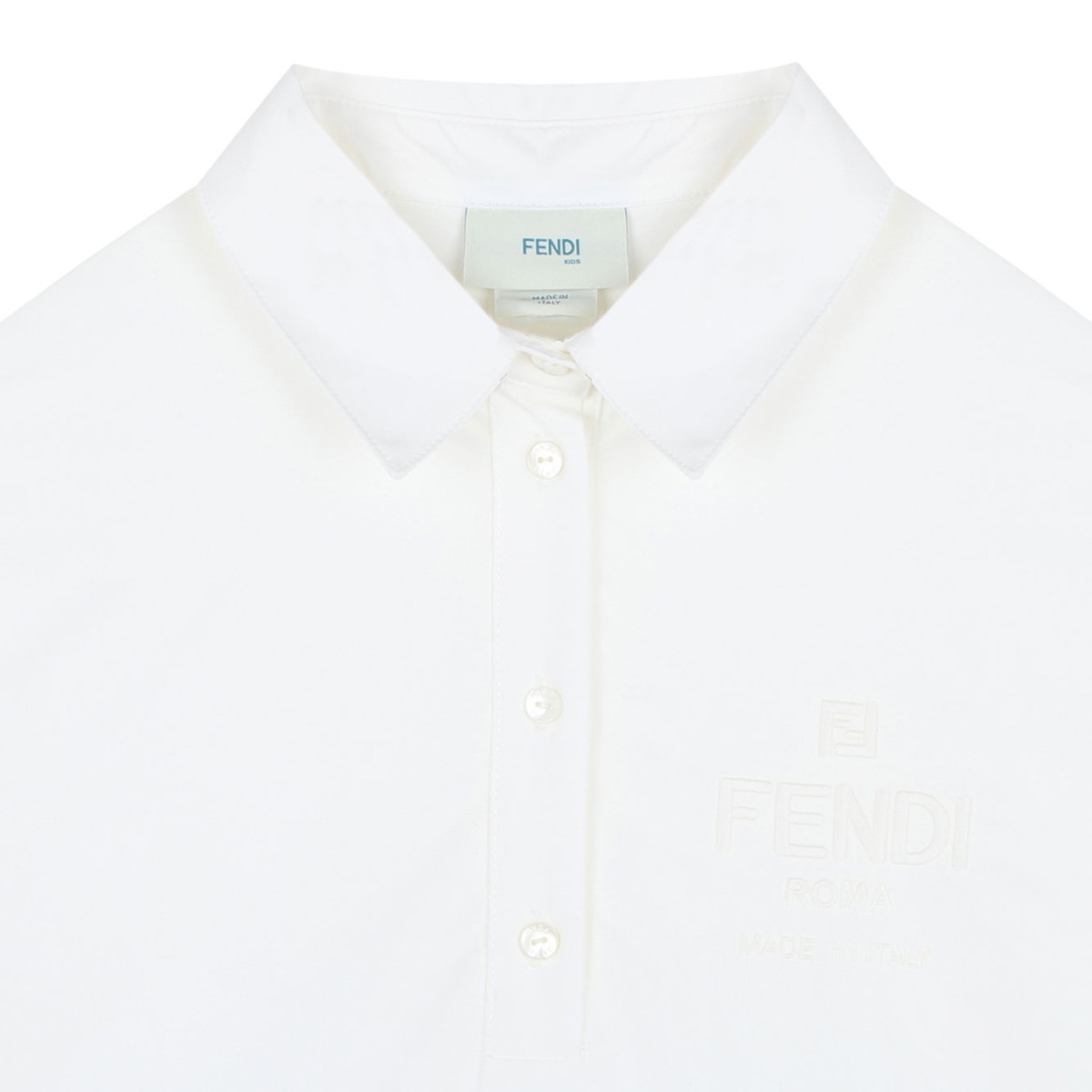 Beige And White Dress