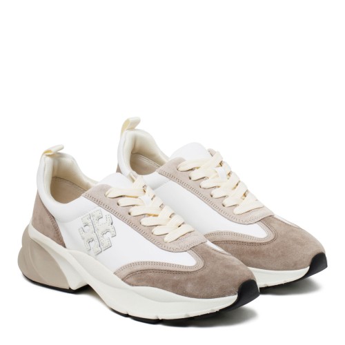 White and Cream Good Luck Sneakers