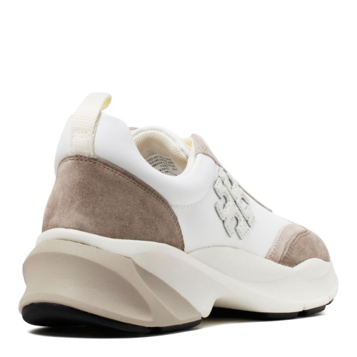 White and Cream Good Luck Sneakers