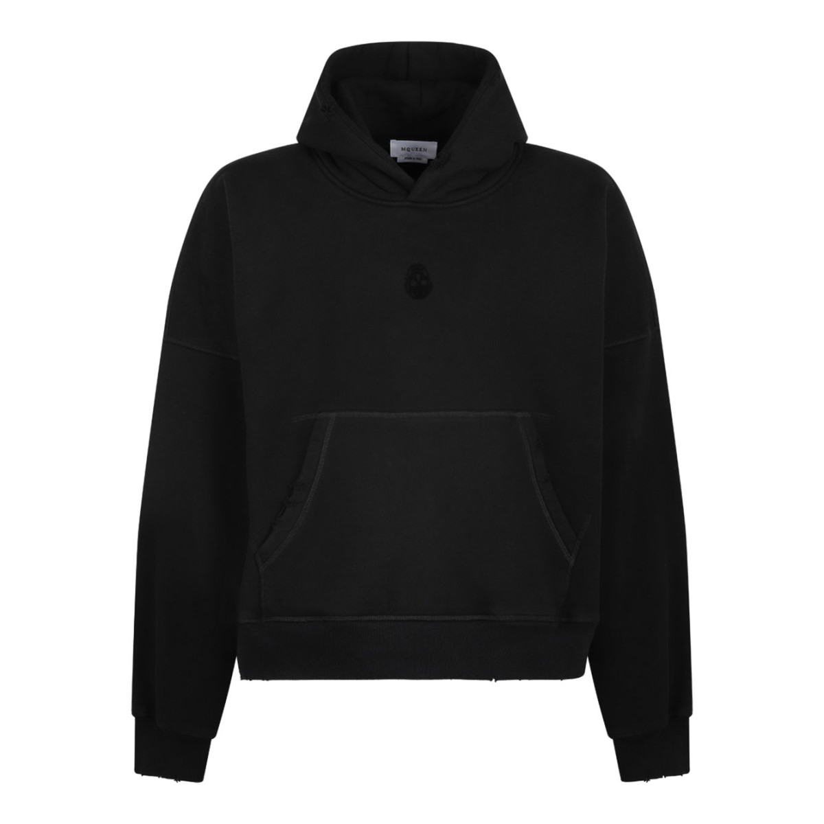 Black Selvedge Hoodie