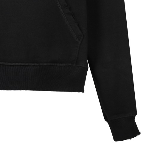 Black Selvedge Hoodie