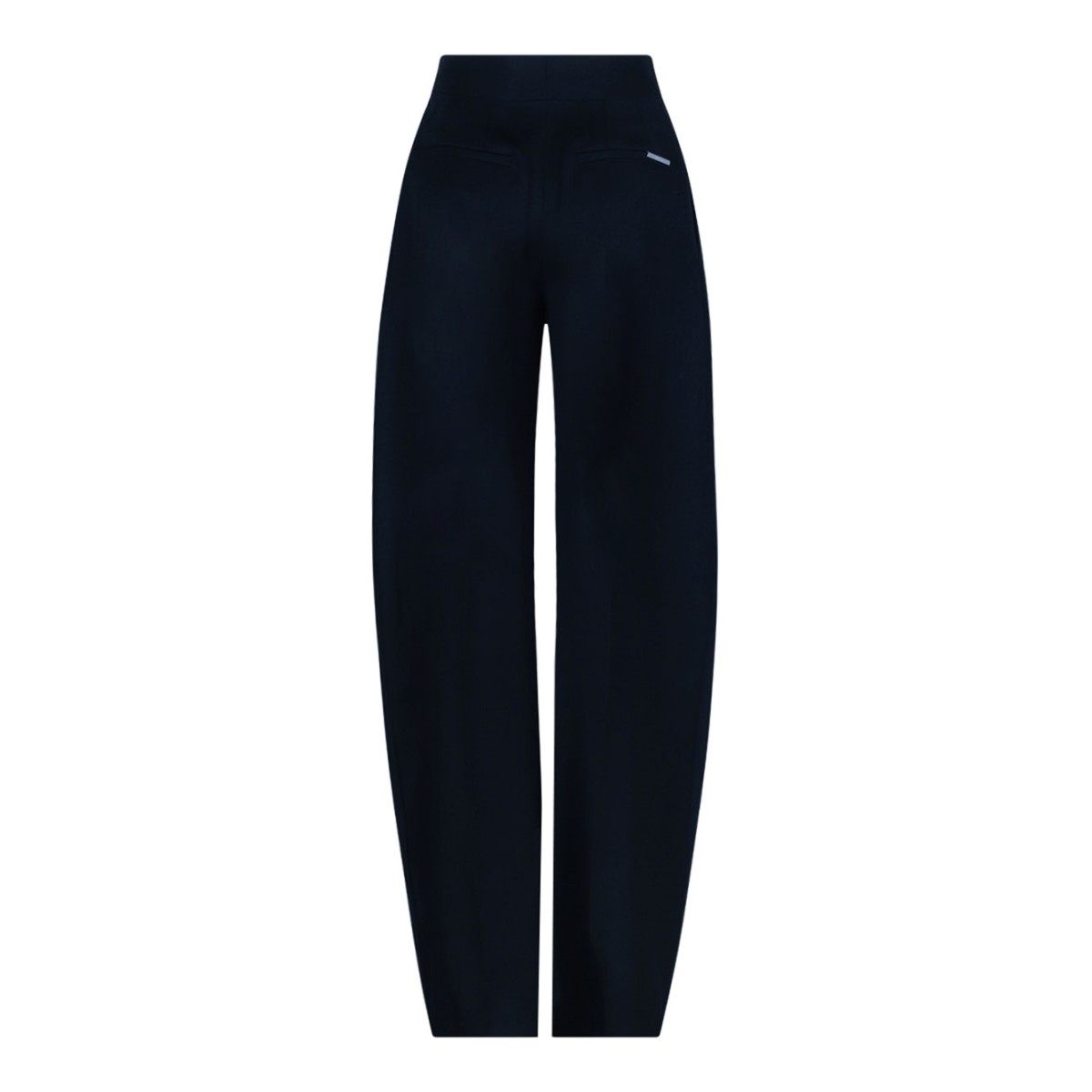 Navy Blue Pleated Trousers