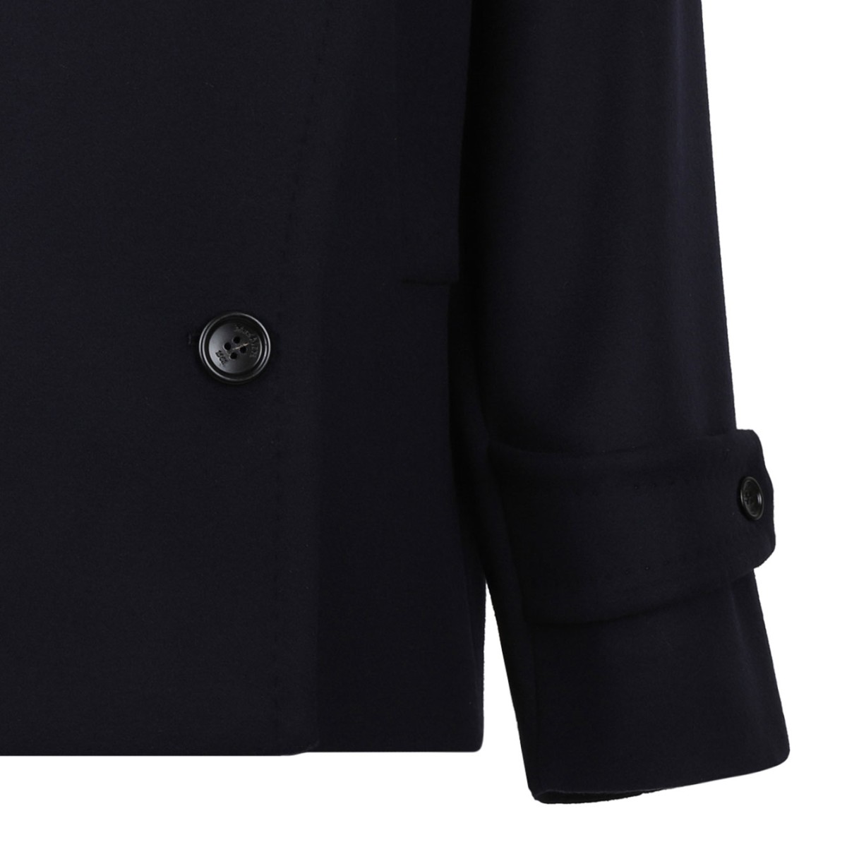 Navy Blue Oversized Trench Coat