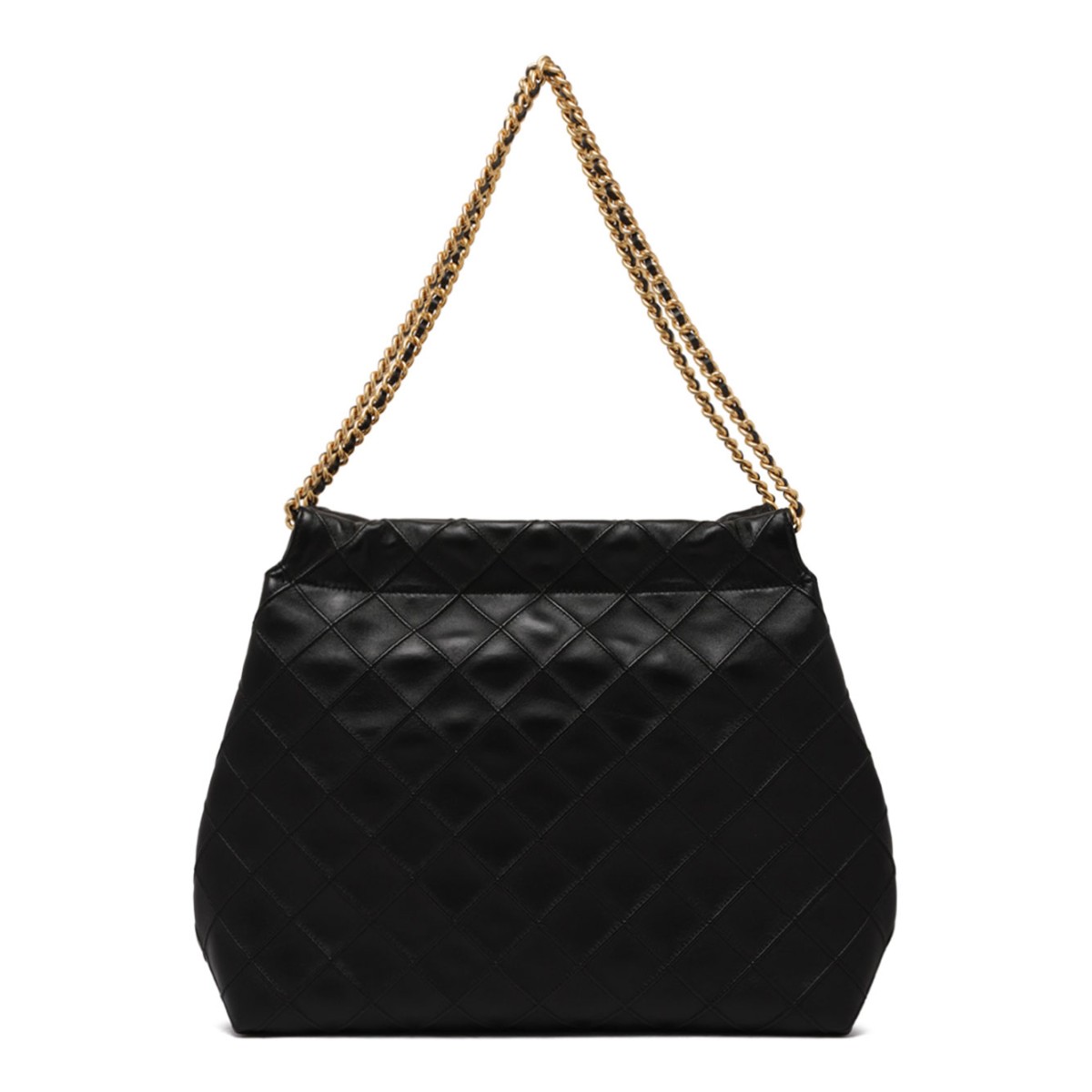 Black Fleming Drawstring Bag