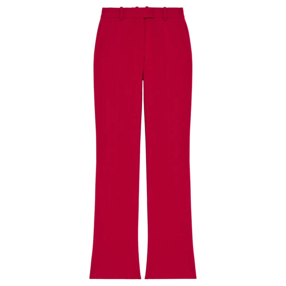 Grain De Poudre Fabric Trousers