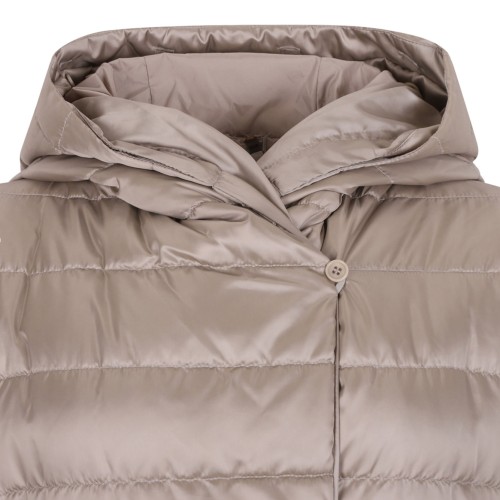 Light Reversible Water-Repellent Satin Duvet Down Jacket