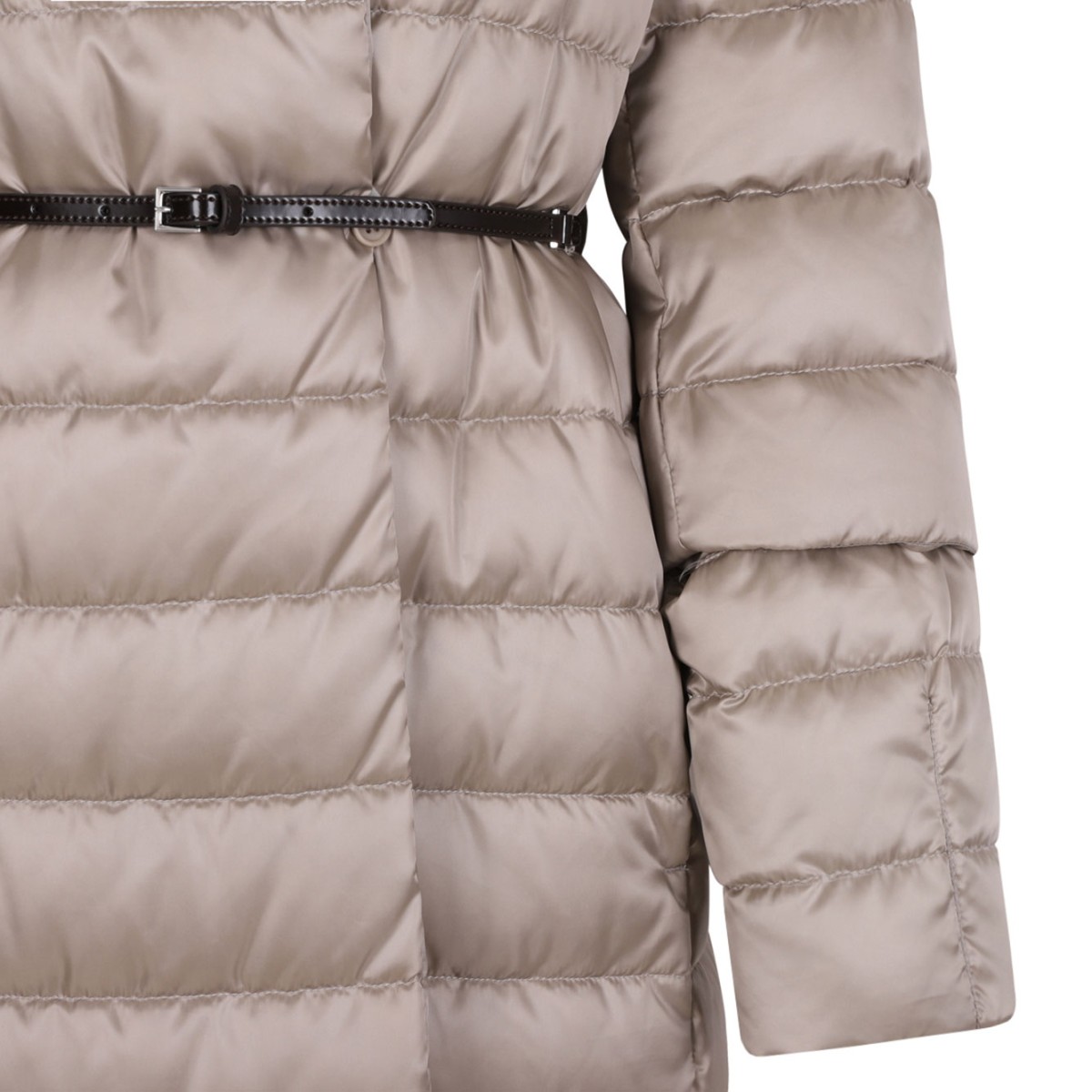 Light Reversible Water-Repellent Satin Duvet Down Jacket