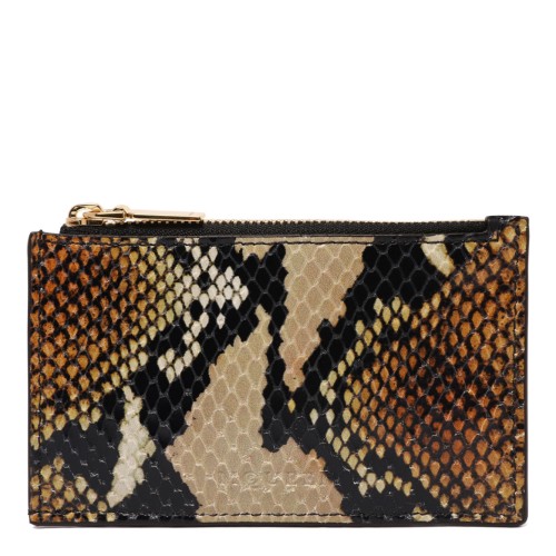 Snake Print Card Holder