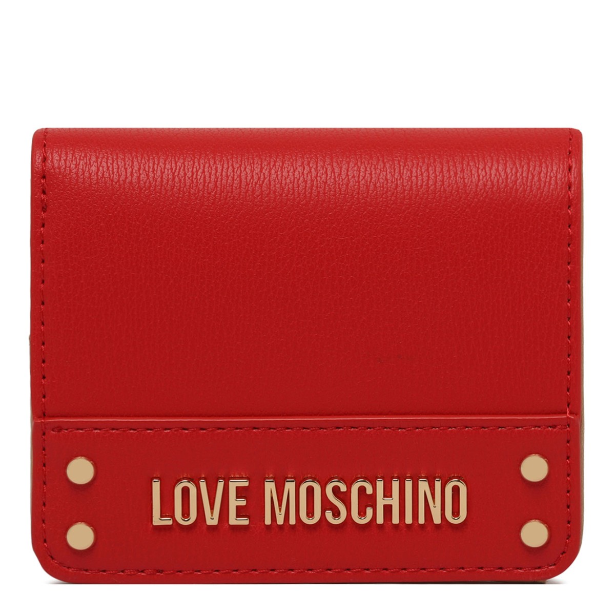 Red Logo Lettering Wallet