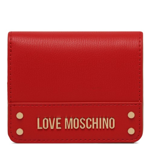 Red Logo Lettering Wallet