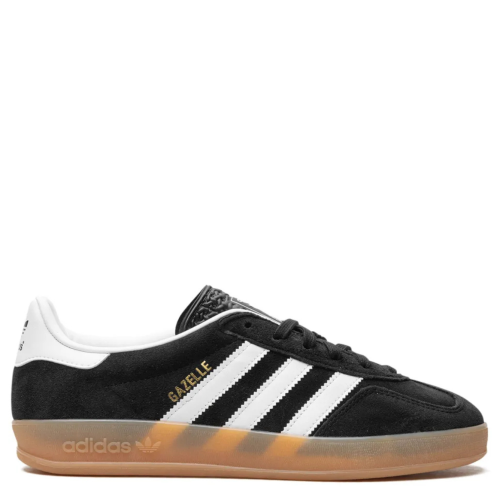 Black and White Gazelle Indoor Sneakers