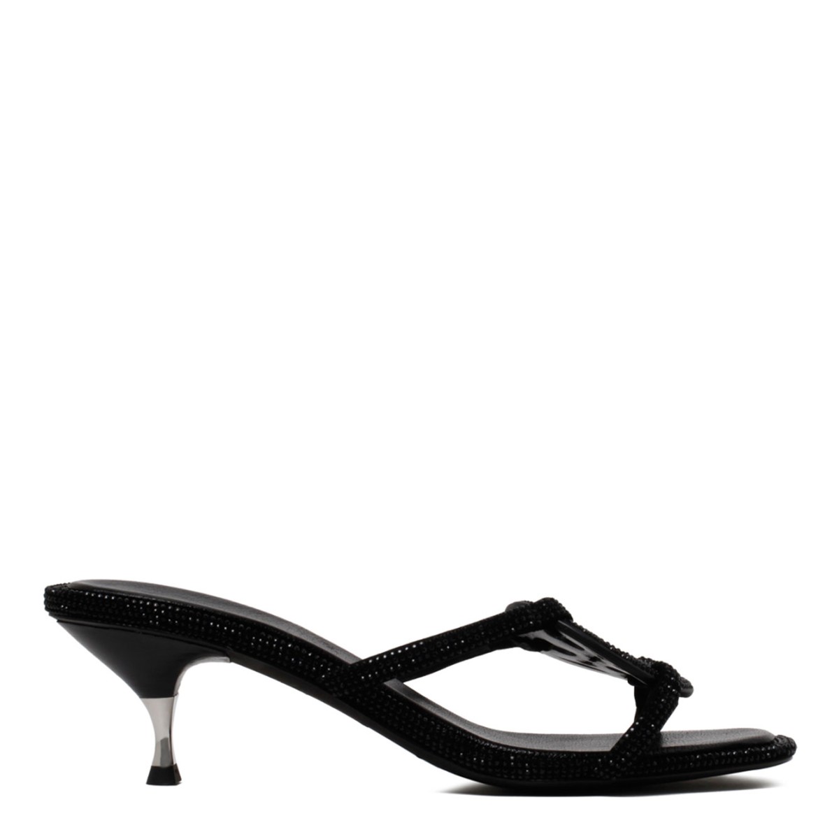 Black Miller Pav Bomb Sandal